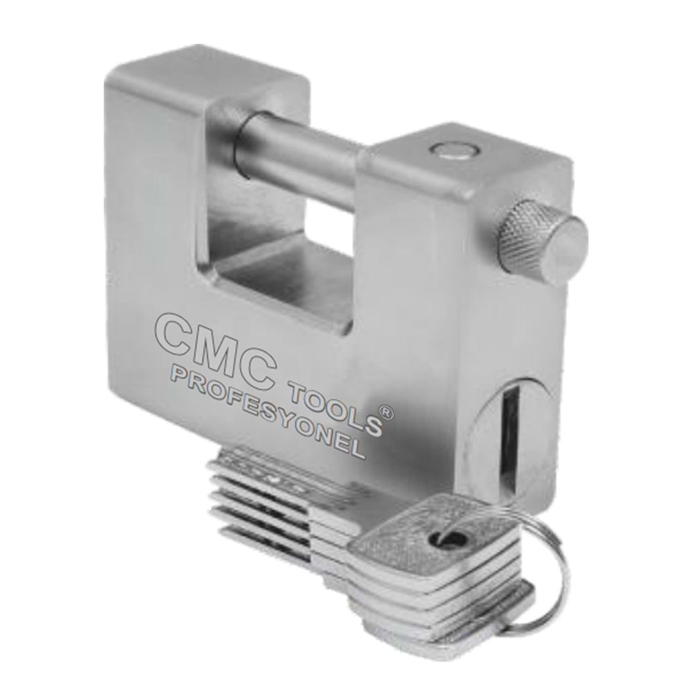 Asma Kilit Cmc Çelik Yassı Kilit Bilyalı 95 Mm Asma Kilit (Özel Kutulu)