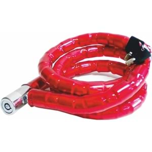 Motosiklet Kilidi Yaylı 150 Cm 22 Mm Çelik Motosiklet Kilidi Sağlam Motosiklet Kilidi 150 Cm 22 Mm