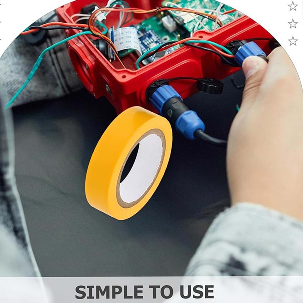 Bant Elektrik Bandı Renkli 18MM*6 YRD CMC