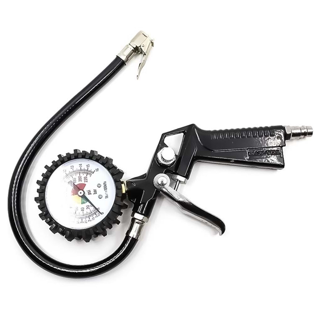 Saatli Lastik Şişirme Tabancası Dmax Profesyonel Saatli Lastik Şişirme Tabancası