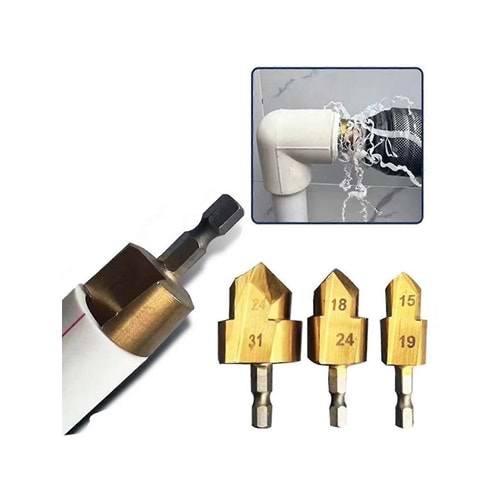 Boru Genişletme Ve Delme Uç Seti Dmax