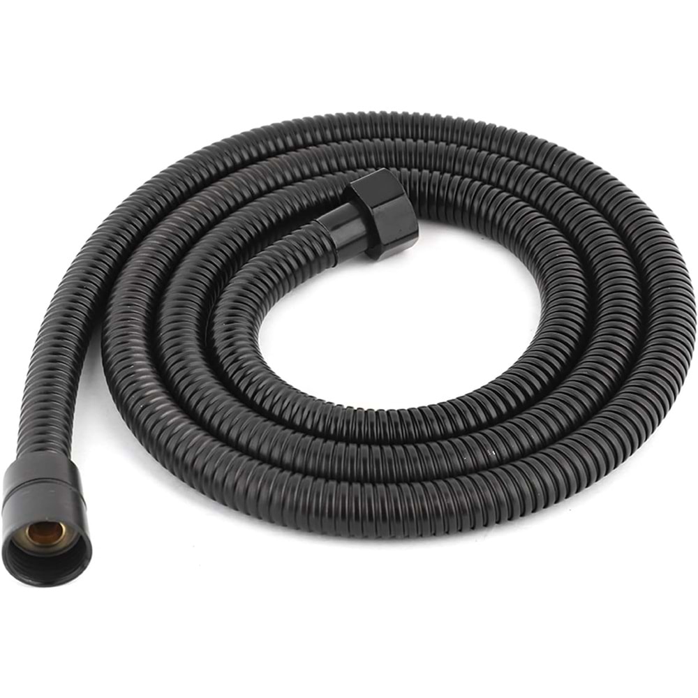 Duş Spirali siyah Lüx Örgülü Duş Hortumu Duş Hortumu Dayanıklı