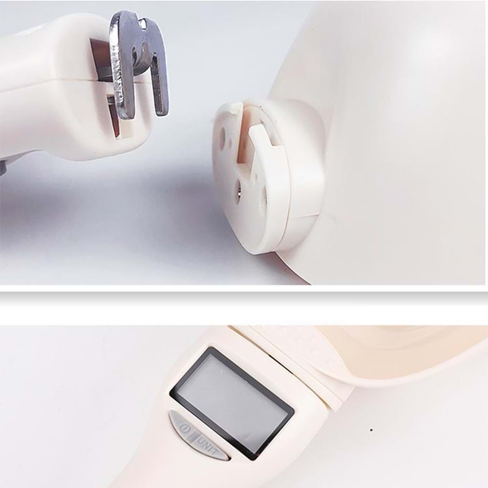 LCD Ekranlı Dijital Ölçü Kaşığı Evcil hayvan Mama Ölçüm Kaşığı Mutfak Ölçü Kaşığı