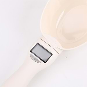 LCD Ekranlı Dijital Ölçü Kaşığı Evcil hayvan Mama Ölçüm Kaşığı Mutfak Ölçü Kaşığı