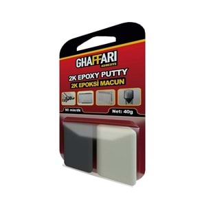 Çift Karışım Epoksi Macun Yapıştırıcı 40 Gr Ghaffari 2k Epoksi Macun Yapıştırıcı 40 Gr Ghaffari