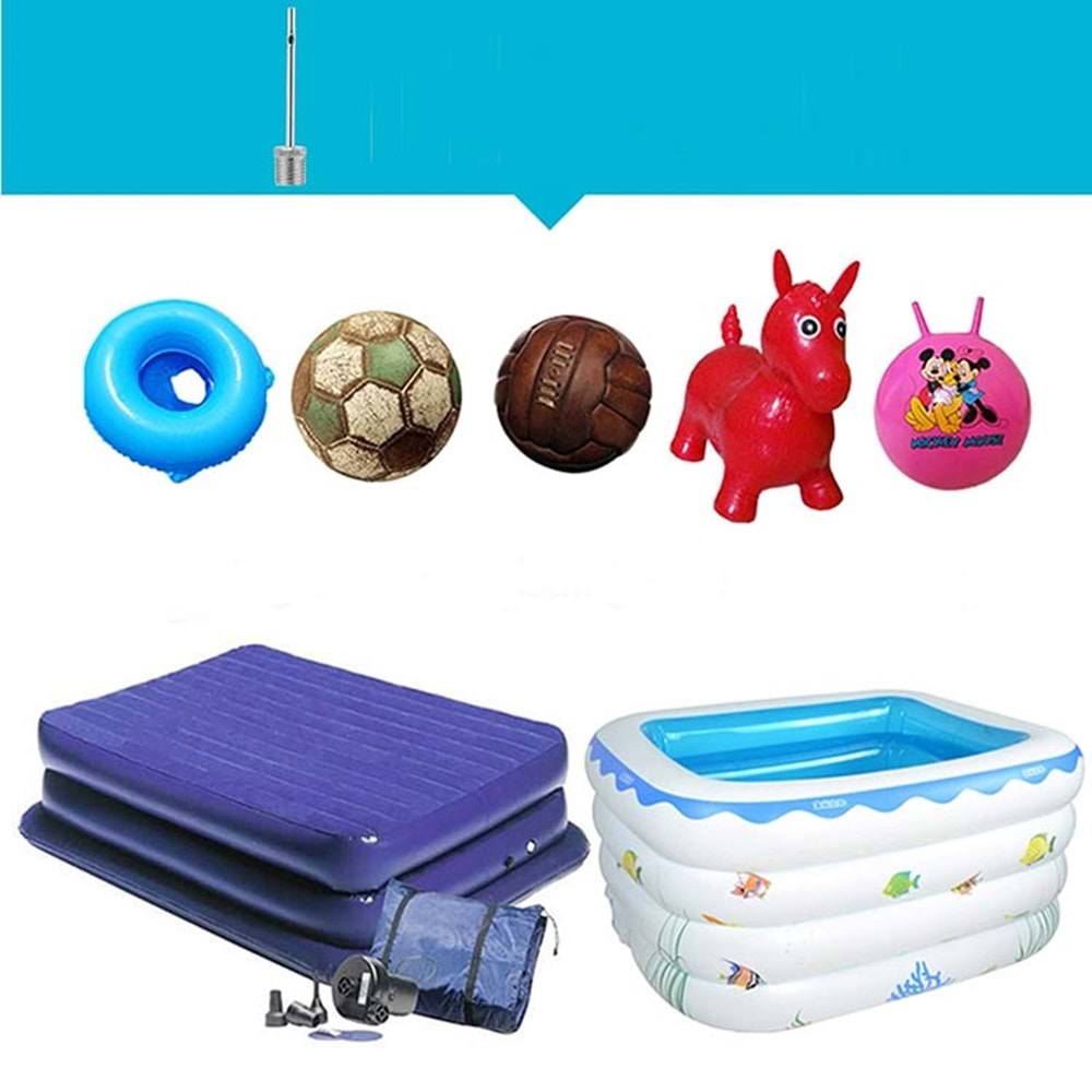 Sibop Seti Pompa Şişirme Uçları 6’lı Sibop Seti