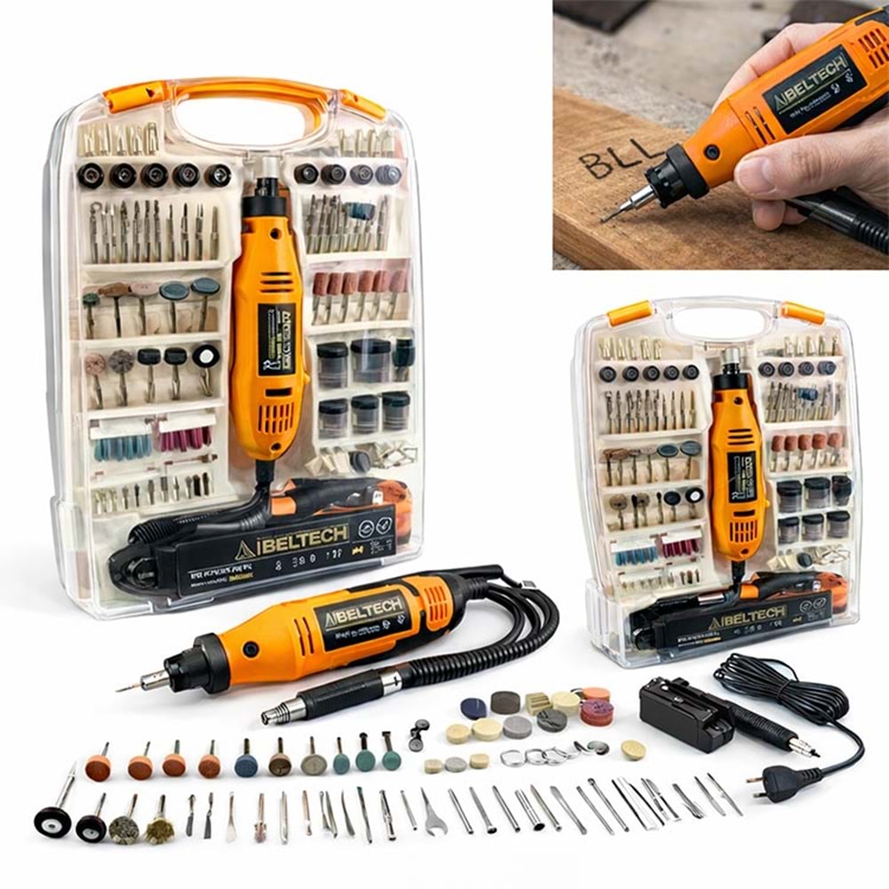 Gravür Seti 300 Parça Gravür Makinalı IBELTECH