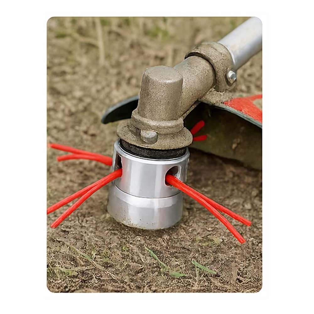 Misinalı Örümcek Başlık Alüminyum Mantar Tırpan Aparatı