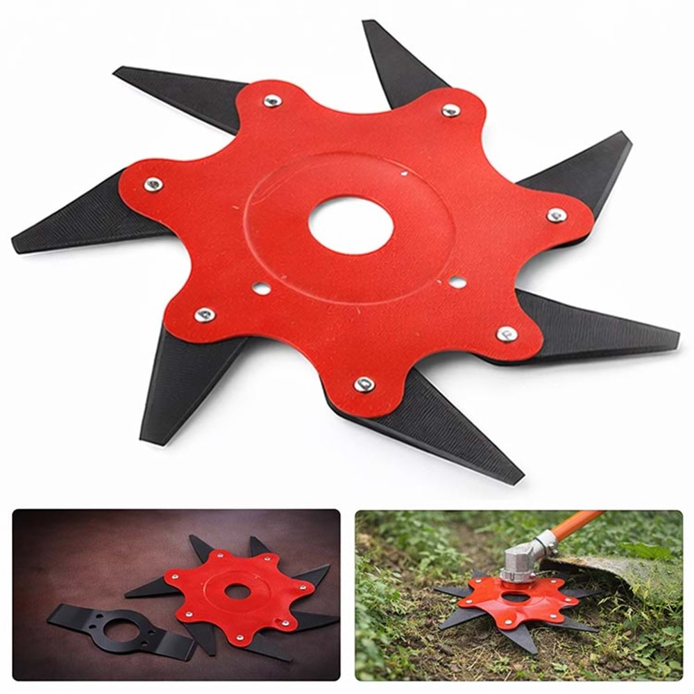 Tırpan Aparatı 6 Bıçaklı Yıldız Model IBL-TA12