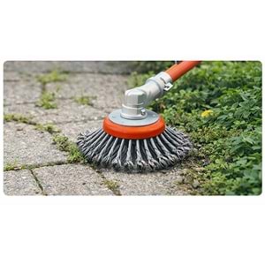 Tırpan Aparatı 6 İnç Çelik Fırçalı Köşe Temizleme