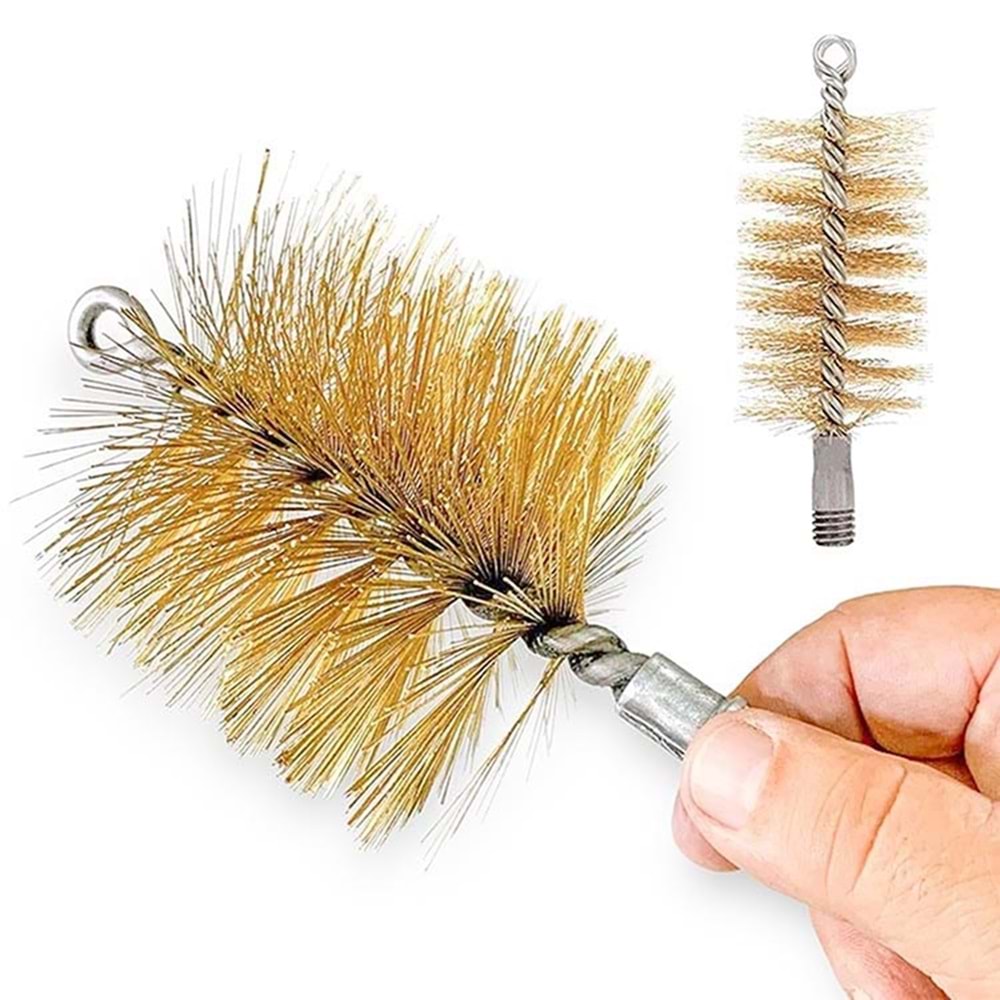 Kazan Fırçası No: 8 Kalorifer Kazan Fırçası Kalorifer Boru Temizleme Makinası Boru Temizleme Fırçası