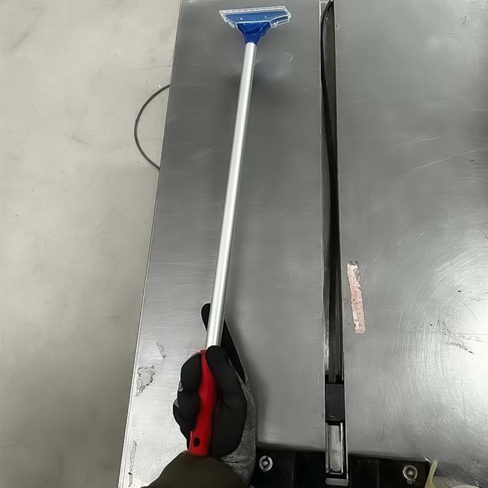 Kazıma Bıçağı Uzun Profesyonel Alüminyum Saplı Cam Kazıma 66 Cm