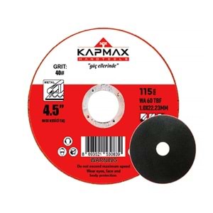 İnox Kesici Taş 115*1.0*22 Mm Kp-1000