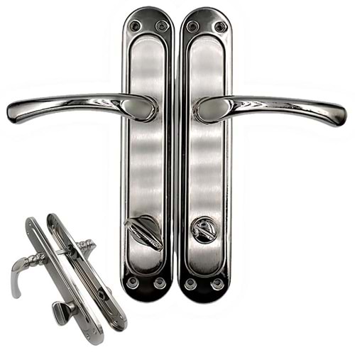 Kapı Kolu WC Kumru Nikel Saten Wc Kapı Kolu