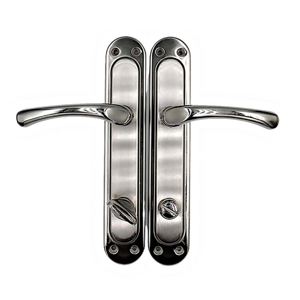 Kapı Kolu WC Kumru Nikel Saten Wc Kapı Kolu