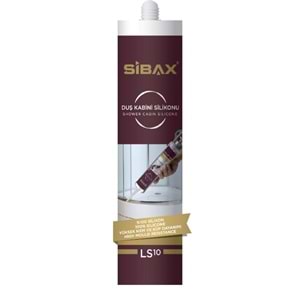Silikon Sibax Şeffaf 310 Ml Duşakabin Silikonu Ls10 Duşakabin Silikonu Duş Kabin Silikonu 310 Ml