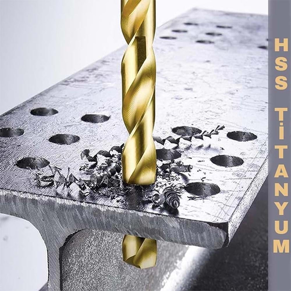 Matkap Ucu HSS Titanyum 4 MM Baytec