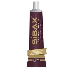 LS65 Sibax KUTULU ÜNİVERSAL TÜP SİLİKON 40ML ŞEFFAF