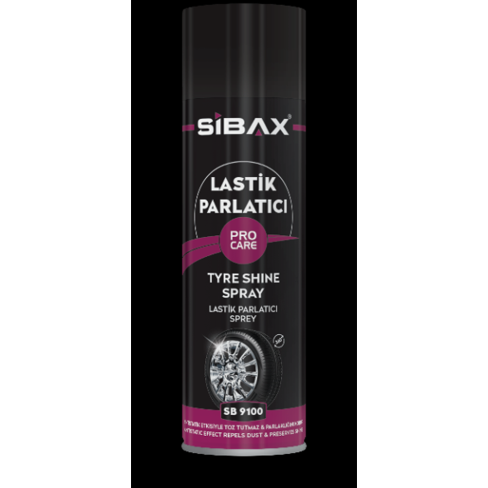 SB9100 Sibax LASTİK PARLATICI 500ML