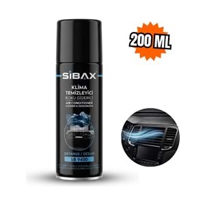 SB9400 Sibax KLİMA TEMİZLEYİCİ KOKU GİDERİCİ SPREY DARK ANGEL 200ML