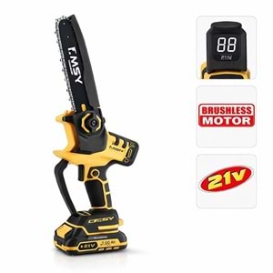 Akülü Testere 8 İnç Kömürsüz Motor 21V Şarjlı Dal Budama