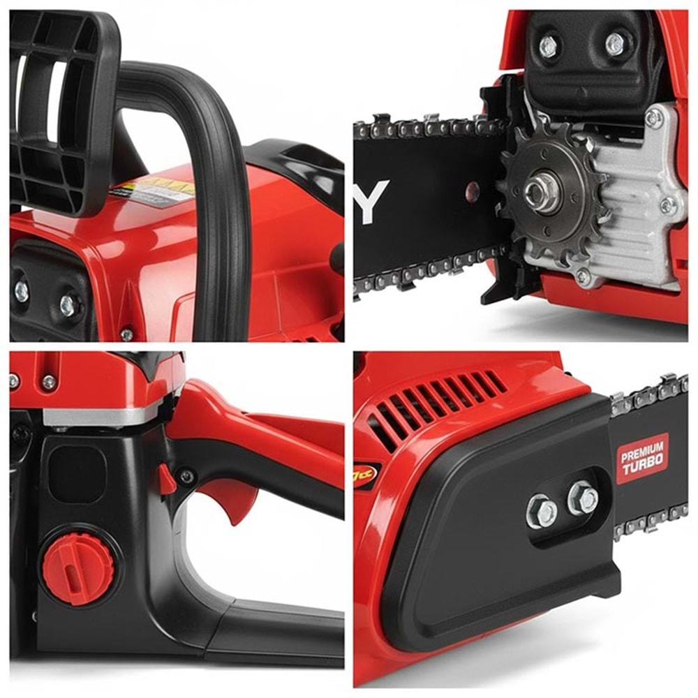 Benzinli Ağaç Motoru 3.8 HP 55.7 cc Premium 18 İnç Dal Kesme