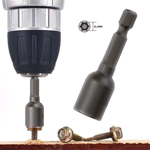 Somun Adaptörü 14*65 Baytec Manyetik Somun Sıkma Adaptörü