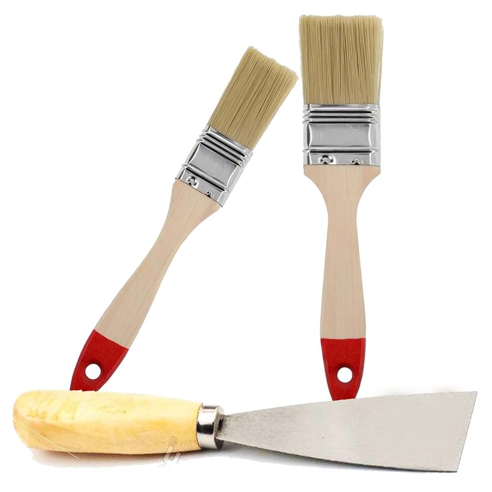 Fırça Set Spatulalı 3 Parça (240) 10148