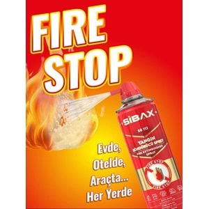 Sibax SB112 Yangın Söndürücü Sprey 1000 ML