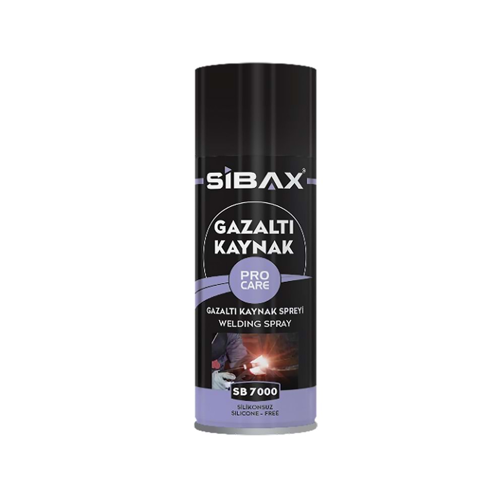 Gazaltı Kaynak Spreyi 400ml Sibax Silikonsuz Gazaltı Kaynak Spreyi