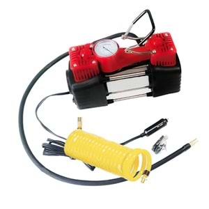 Hava Kompresörü SEGA-SAN Çift Piston 150 Psu 12 Volt