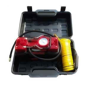 Hava Kompresörü SEGA-SAN Çift Piston 150 Psu 12 Volt