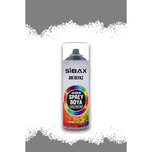 Sprey Boya Sibax Akrilik Sprey Boya 400 Ml Gri Beyaz