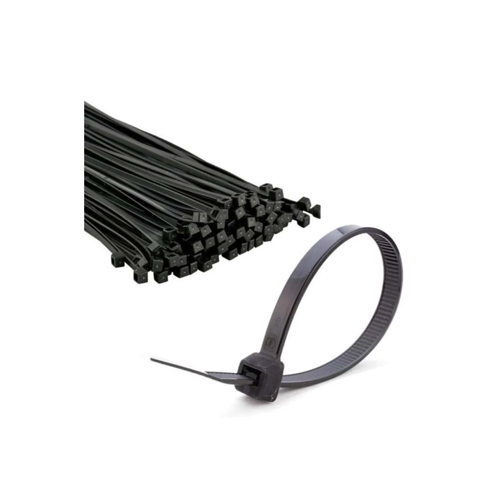 Cırt Kelepçe Siyah Cırt Kelepçe 4.8*380