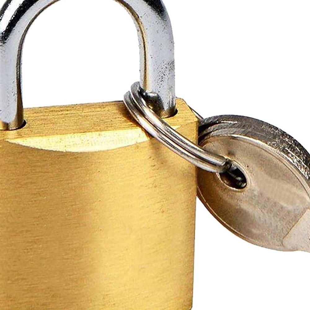 Asma Kilit Star Sarı Kısa Gold X 38 Mm Asma Kilit