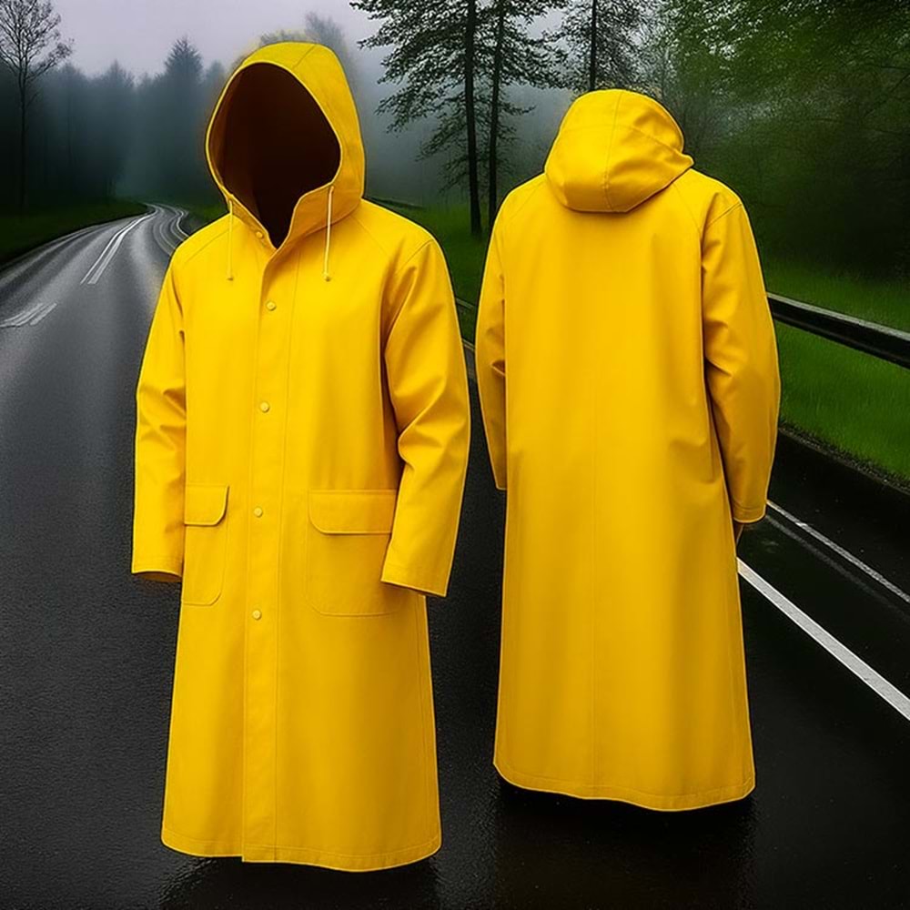 Yağmurluk Kapüşonlu Lüks Plus Proline Kaliteli Yağmurluk