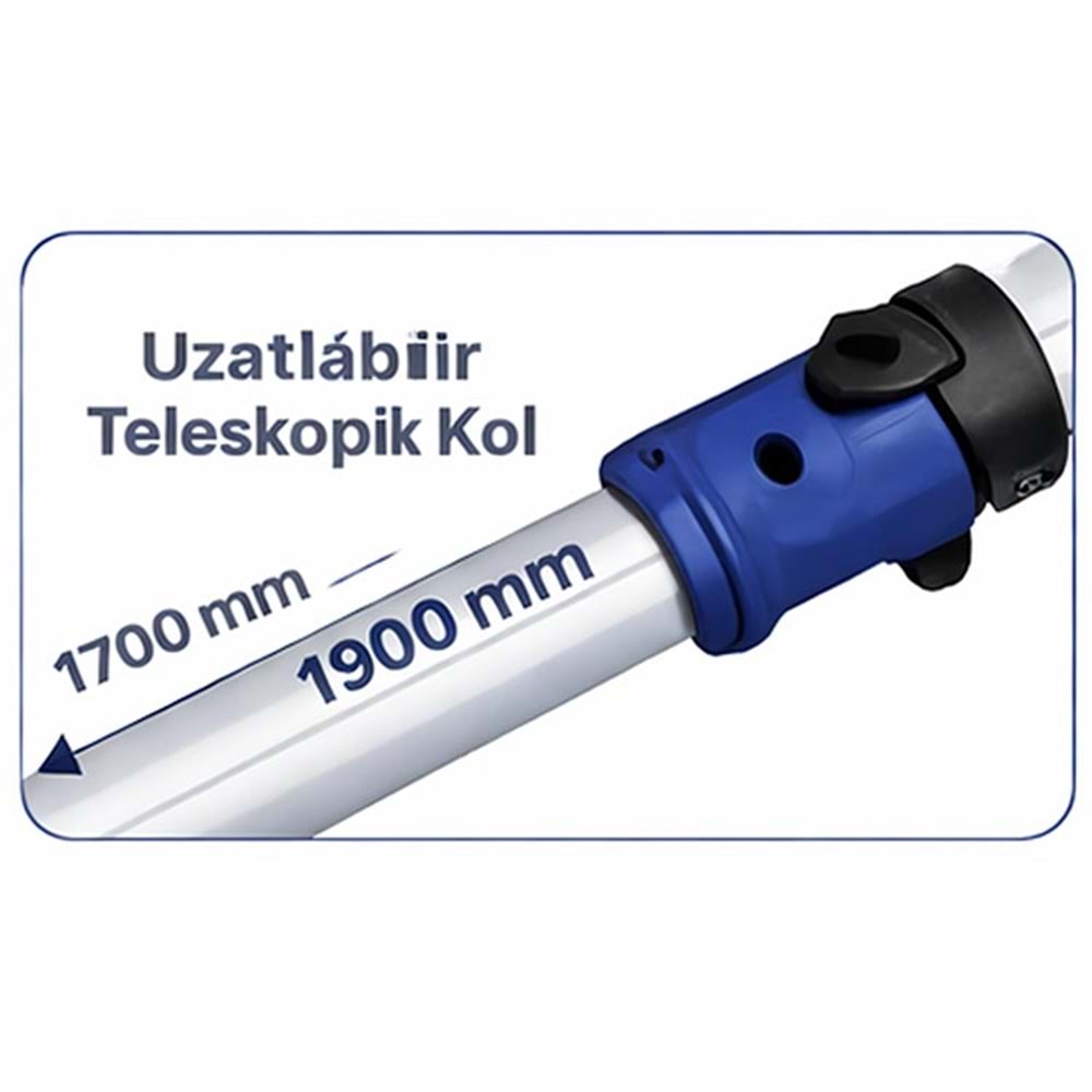 Duvar Zımpara Makinesi 710W 225 Mm Teleskopik Ibeltech